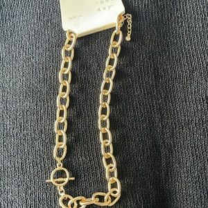 NWT Gold Tone 16” necklace